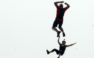 3 Oct 2015
Illustration d'un saut de base-jum. Credit:Halim Berbar/SIPA/1510041811