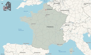 La ville d'Amiens, dans la Somme.