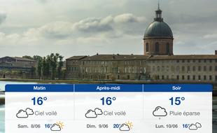 Météo Toulouse: Prévisions du vendredi 7 juin 2019