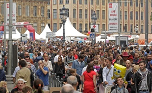 Edition 2014 de la grande braderie de Lille.