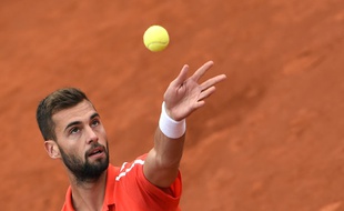 Benoît Paire à Roland-Garros le 28 mai 2014.