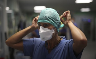 Une infirmière à Marseille le 10 septembre 2020.