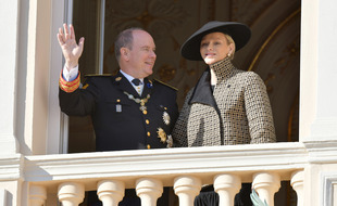Le prince Albert II et la princesse Charlene