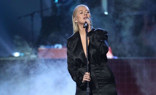 Christina Aguilera a chanté lors des American Music Awards, le 19 novembre 2017.
