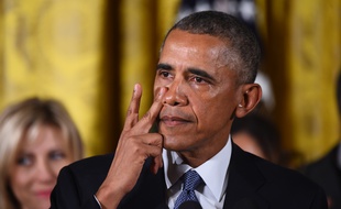 Barack Obama a versé des larmes à l'évocation des enfants tués lors de l'attaque de l'école Sandy Hook en 2012.