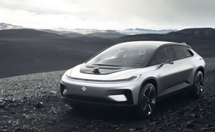 La FF91 de Faraday Future ne sortira qu'en 2018.