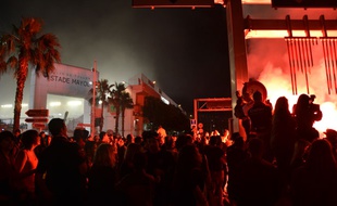 Les abords du Stade Mayol après la victoire de Toulon en Top 14 samedi.