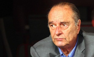 L'ancien président Jacques Chirac, à Saint-Tropez, le 7 août 2011.