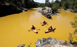 La rivière Animas, au Colorado, a été polluée par erreur par des agents de l'environnement.