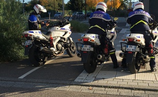 Des policiers lors d'une opération « anti-rodéo ». (Illustration)