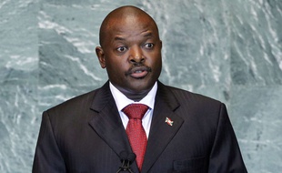 Le président du Burundi Pierre Nkurunziza, le 23 septembre 2011.