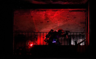 Un incendie s'est déclaré dans la nuit de mercredi à jeudi 22 août 2019, dans l'enceinte de l'hôpital Henri-Mondor de Créteil (Val-de-Marne)