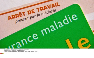 Illustration arrêt de travail.