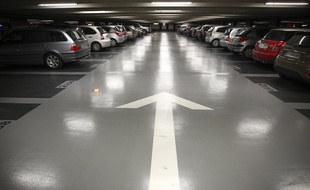 Un parking toulousain. Illustration.