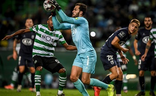 Le gardien de but portugais de Belenenses André Moreira, le 10 novembre 2019.