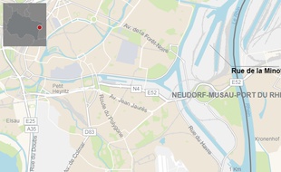 Le jeune étudiant a été retrouvé dans un bassin à côté de la rue de la Minoterie à Strasbourg, au Port-du-Rhin, à plus d'un kilomètre de Kehl, de l'autre côté de la frontière.
