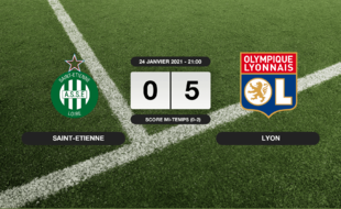 ASSE - OL: Au stade Geoffroy-Guichard, victoire écrasante pour l'OL contre l'ASSE (0-5)