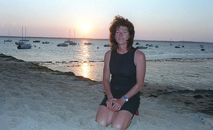Florence Arthaud, en 1997, à Arcachon.