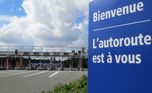 Le péage de l'Union, dans l'agglomération toulousaine