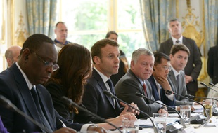Emmanuel Macron et la Première ministre néo-zélandaise Jacinda Arden ont présenté «l'Appel de Christchurch» le 15 mai 2019.