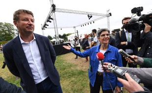 Yannick Jadot et Sandrine Rousseau.