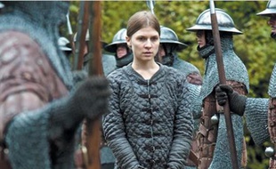 Clémence Poesy dans le rôle de Jeanne d'Arc, dans le film «Jeanne Captive» de Philippe Ramos