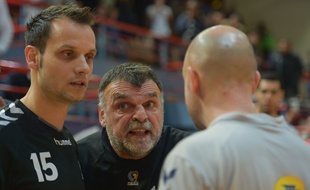 Philippe Gardent, le manager général du Fenix handball, et son adjoint Danijel Andjelkovic.