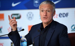 Didier Deschamps, le 18 mars 2021 au siège de la FFF.