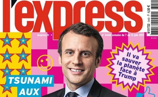 Extrait de la une du magazine «L'Express» du 7 juin 2017.