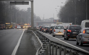 Un accident sur le périphérique toulousain.