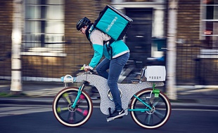 Un coursier Deliveroo (illustration).