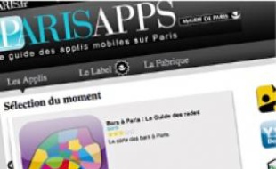 Ce site répertorie les applis sur Paris.