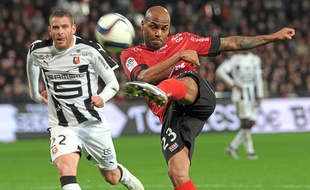 Le Guingampais (et ancien Rennais) Jimmy Briand va recroiser Sylvain Armand, dimanche au Roazhon Park.