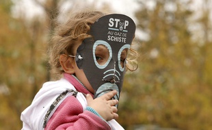 Une mobilisation contre les gaz de schiste. Photo d'illustration.