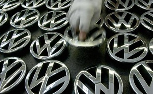 Le logo du constructeur allemand Volkswagen
