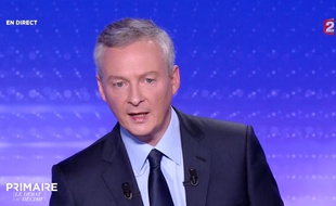 Bruno Le Maire, lors du dernier débat de la primaire à droite, le 17 novembre.