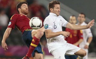 Yohan Cabaye face à l'Espagne, le 23 juin 2012