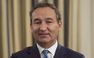 Oscar Munoz, patron de United Airlines, à Washington le 9 février 2017.