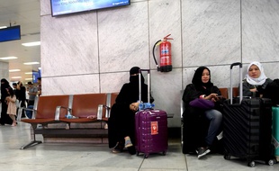 Une femme à l'aéroport Jeddah, en Arabie saoudite, le 6 août 2019.