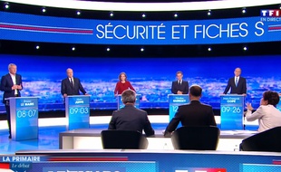 Le premier débat de la primaire à droite, sur TF1, le jeudi 13 octobre.