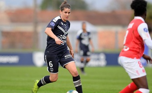 Charlotte Bilbault, milieu de terrain des Girondins de Bordeaux.