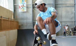 Vincent Mathéron va disputer les JO de Tokyo dans la catégories bowl du skateboard.