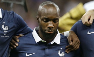 Lassana Diarra avant le match entre l'Angleterre et la France le 17 novembre 2015.