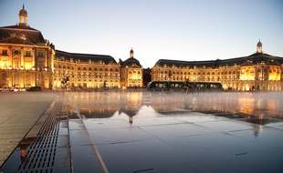 Bordeaux, 21 septembre 2011. - Le Miroir d'eau. - Photo : Sebastien Ortola