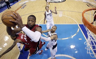 Le joueur du Miami Heat, Dwyane Wade, le 5 juin 2011, à Dallas, lors du match 3 de la finale NBA.