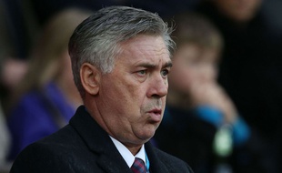 Carlo Ancelotti à Old Trafford le 14 novembre 2015.