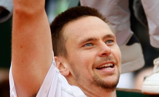 Le Suèdois Robin Soderling, le 31 mai 2009 à Roland-Garros.