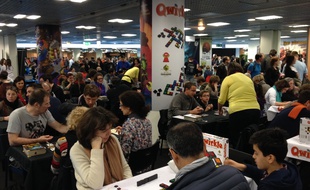 Le 29e Festival international des Jeux, le 27 février 2015 à Cannes.