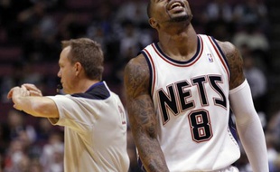 Le basketteur des New Jersey Nets, Terrence Williams, lors de la défaite de son équipe face à Dallas, le 2 décembre 2009.