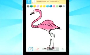 L'application smartphones et tablettes Draw Something.
